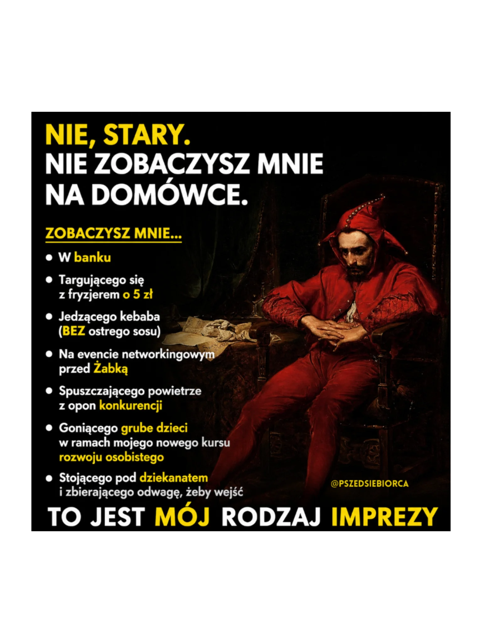 Naklejki Kolekcjonerskie Pszedsiebiorcy: Edycja "Żartowniś" product image (1)