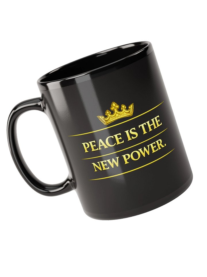 Peace Is the New Power Mug – Self Love Affirmation Coffee Mug | Motivational Mindset Gift product image (1)