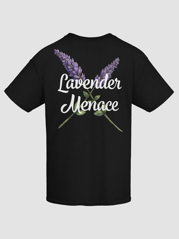 Lavender Menace - T-Shirt (Black) product image (1)