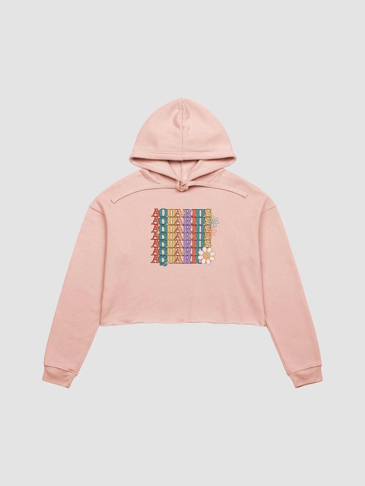 Aquarius Groovy Cropped Hoodie product image (1)