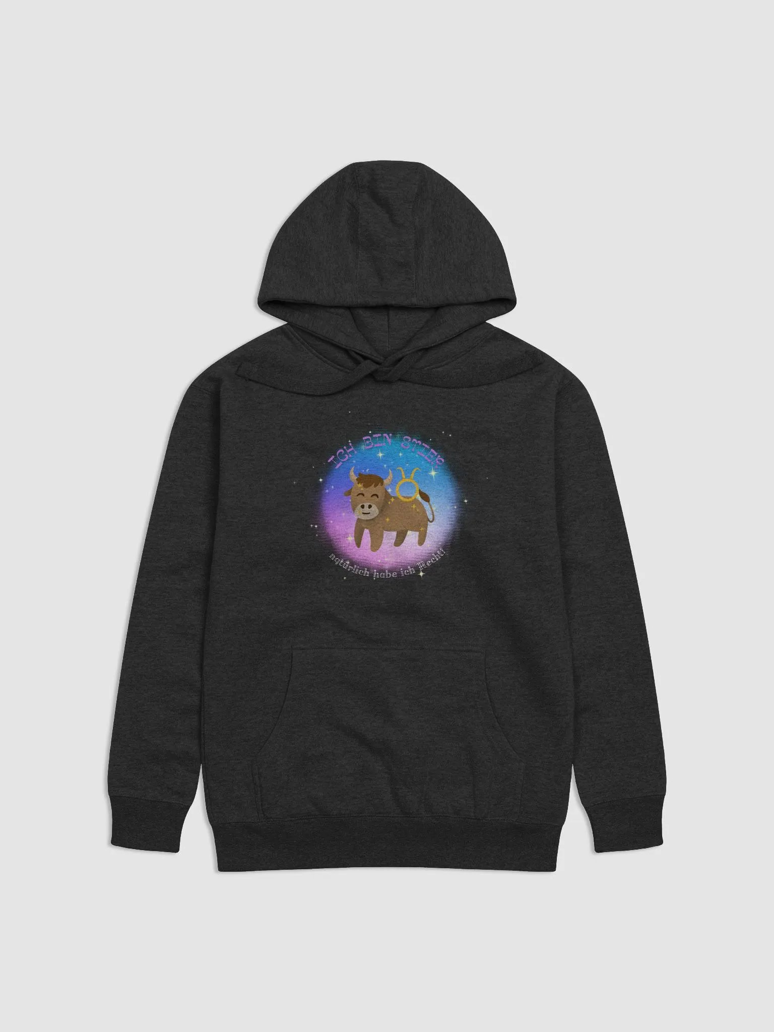 Ich bin Stier Hoodie Kaputzenpullover product image (1)