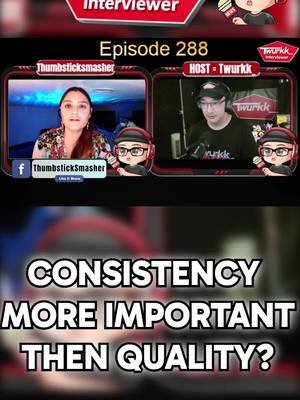 Why consistency beats quality every time 💯 #streaming #grind #consistency @thumbsticksmasher