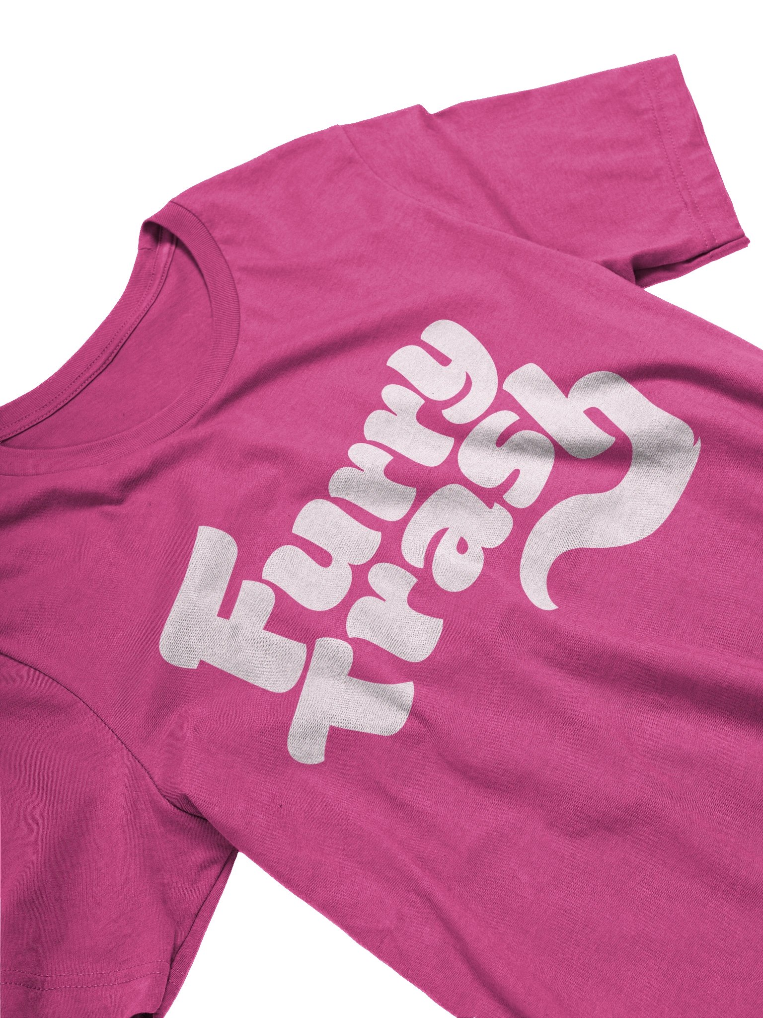 Furry Trash Supersoft Tee - Bubble Logo (White Print) product image (3)