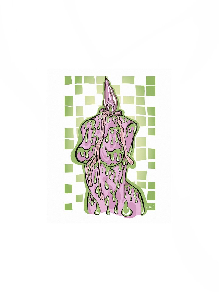 "Melting body" Art Print product image (1)