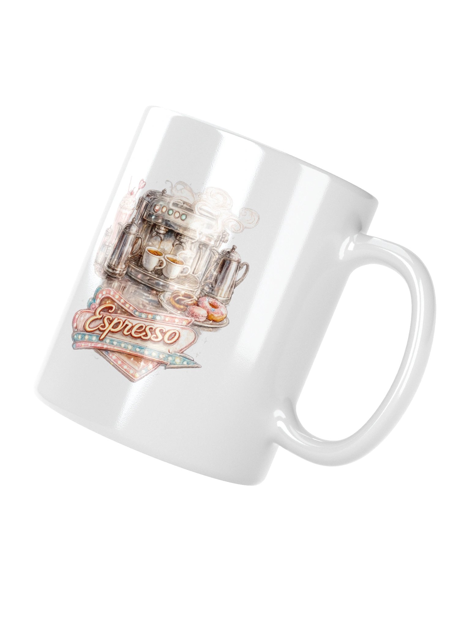 1950's Diner Espresso Ceramic Mug product image (10)