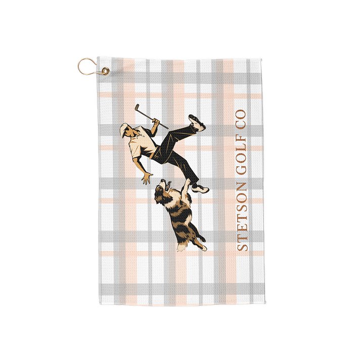 Plaid golf towel product image (1)