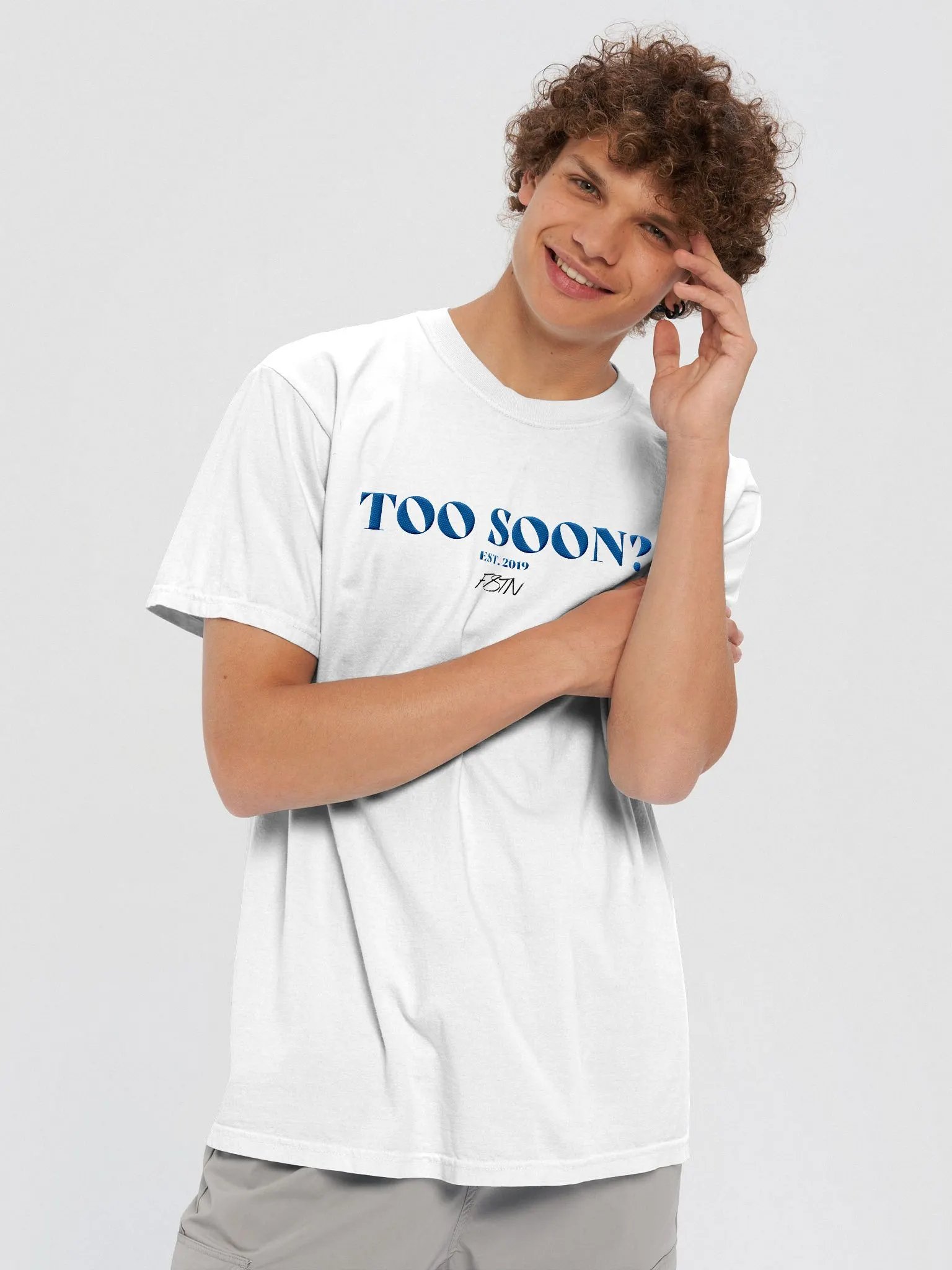 Too Soon Elegant Embroidered Tee product image (4)