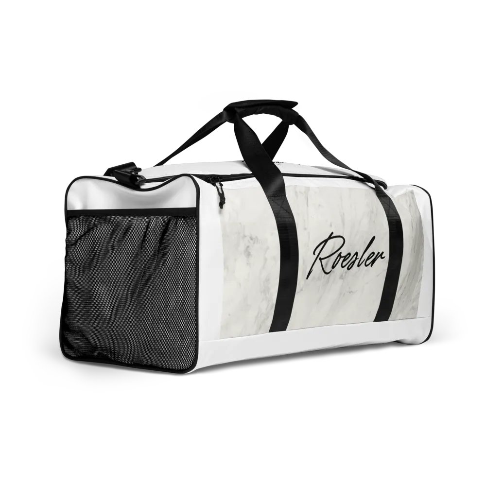 Marble Script All-Over Duffle Bag product image (11)