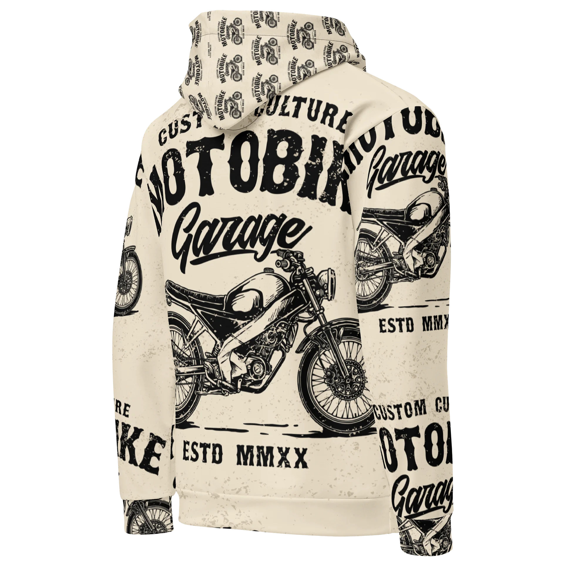 Vintage Motobike Garage Unisex Hoodie product image (5)