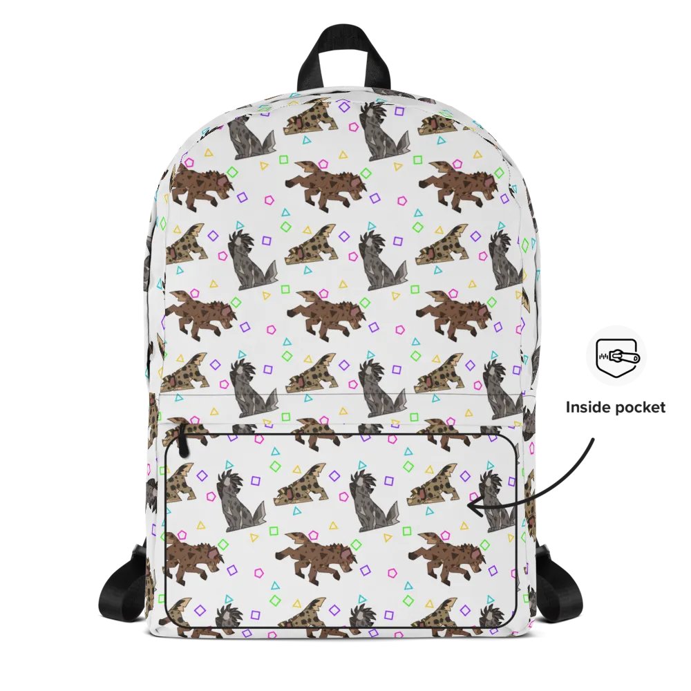 Hyena Shapes Backpack product image (2)