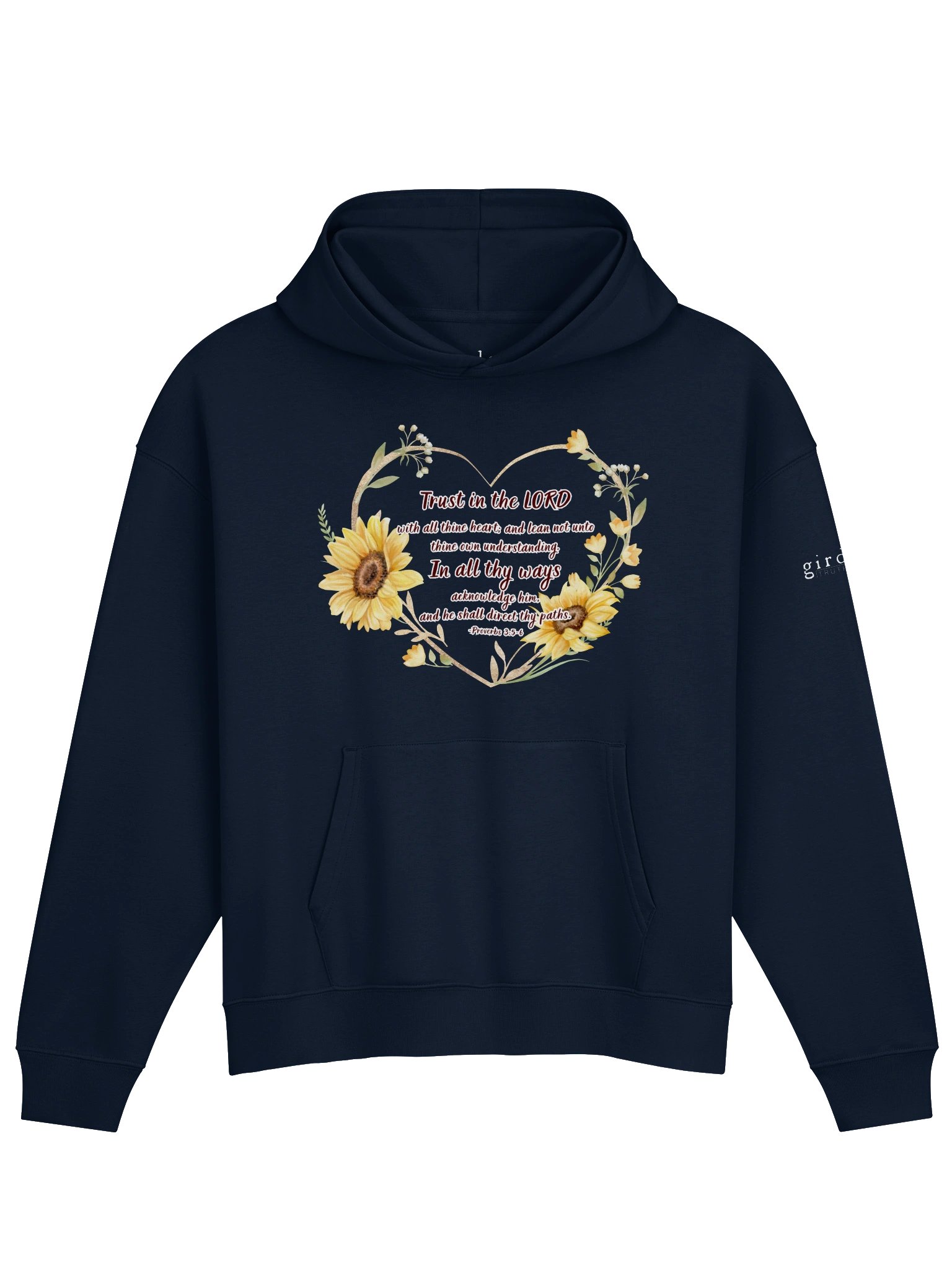 Trust in the Lord Proverbs 3:5-6 Hoodie product image (1)