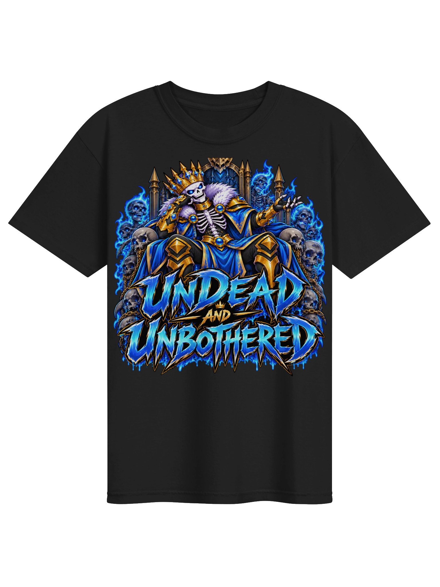 Undead And Unbothered Tee (Blue) product image (1)