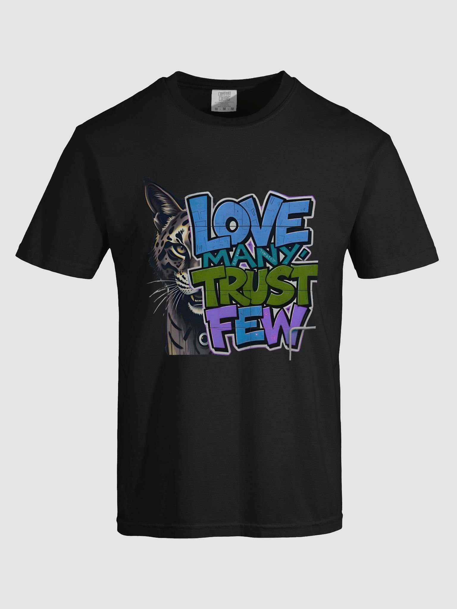 Wild Cat Graffiti Love T-Shirt product image (62)