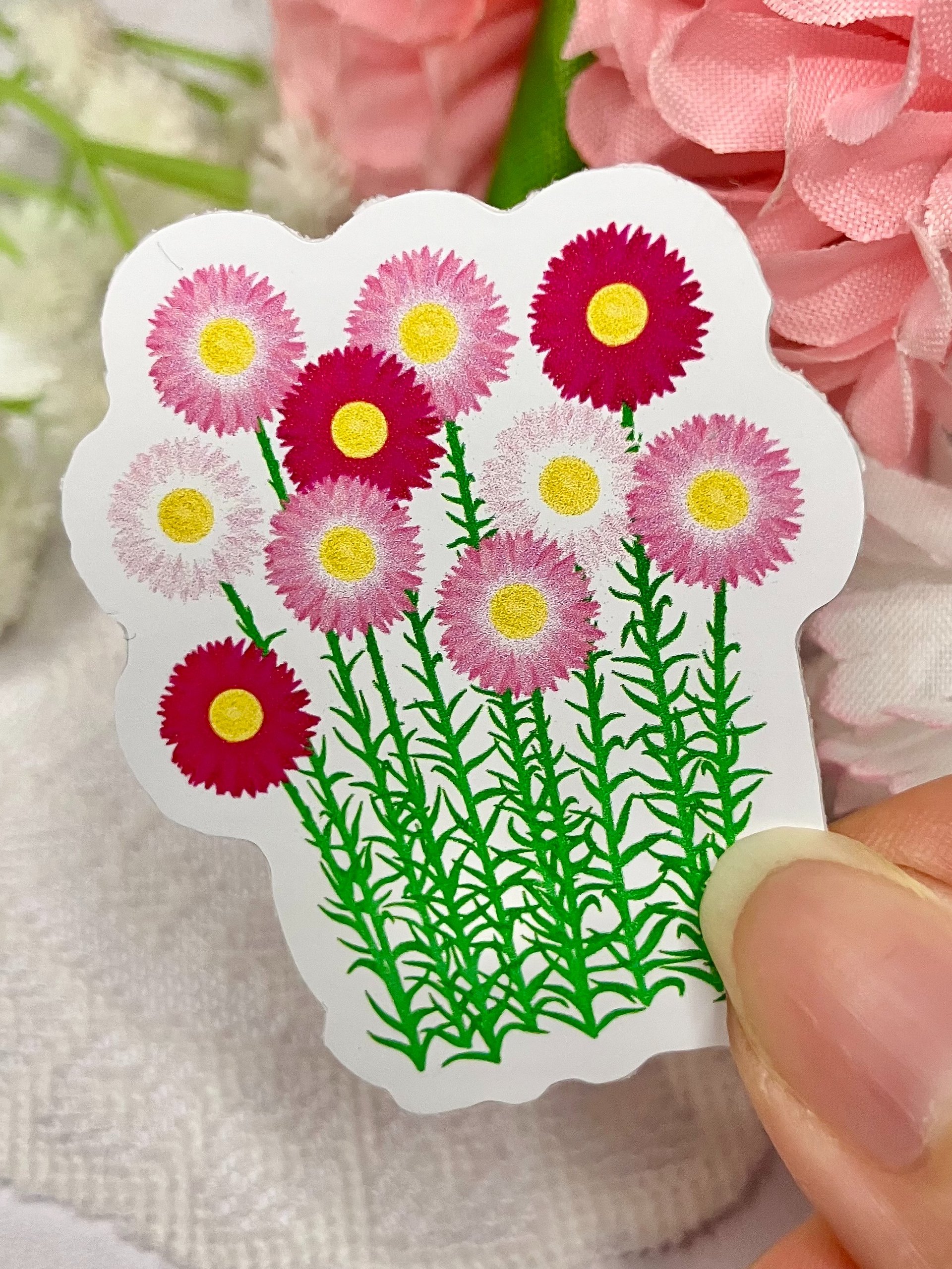 Everlasting Flowers Vinyl Sticker product image (4)