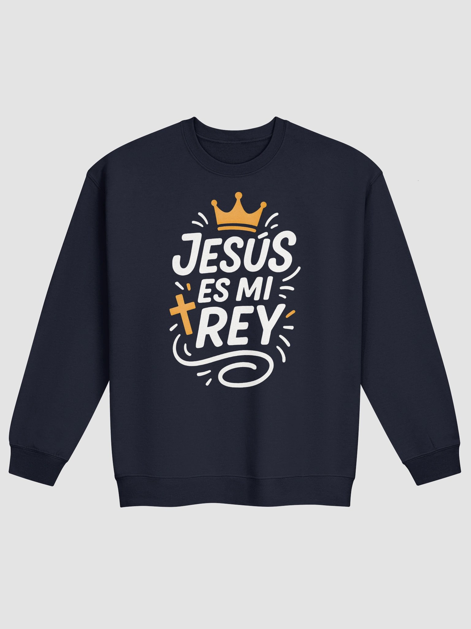 Sudadera Unisex Cuello Redondo | Jesús es mi Rey product image (4)