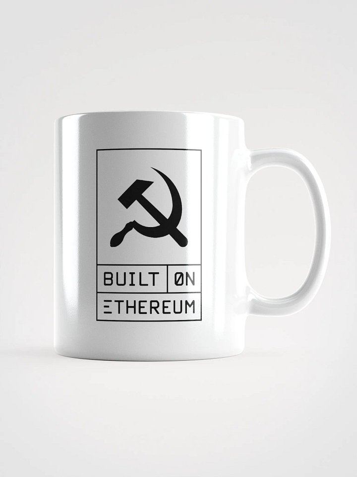 Built on Ethereum white mug product image (1)