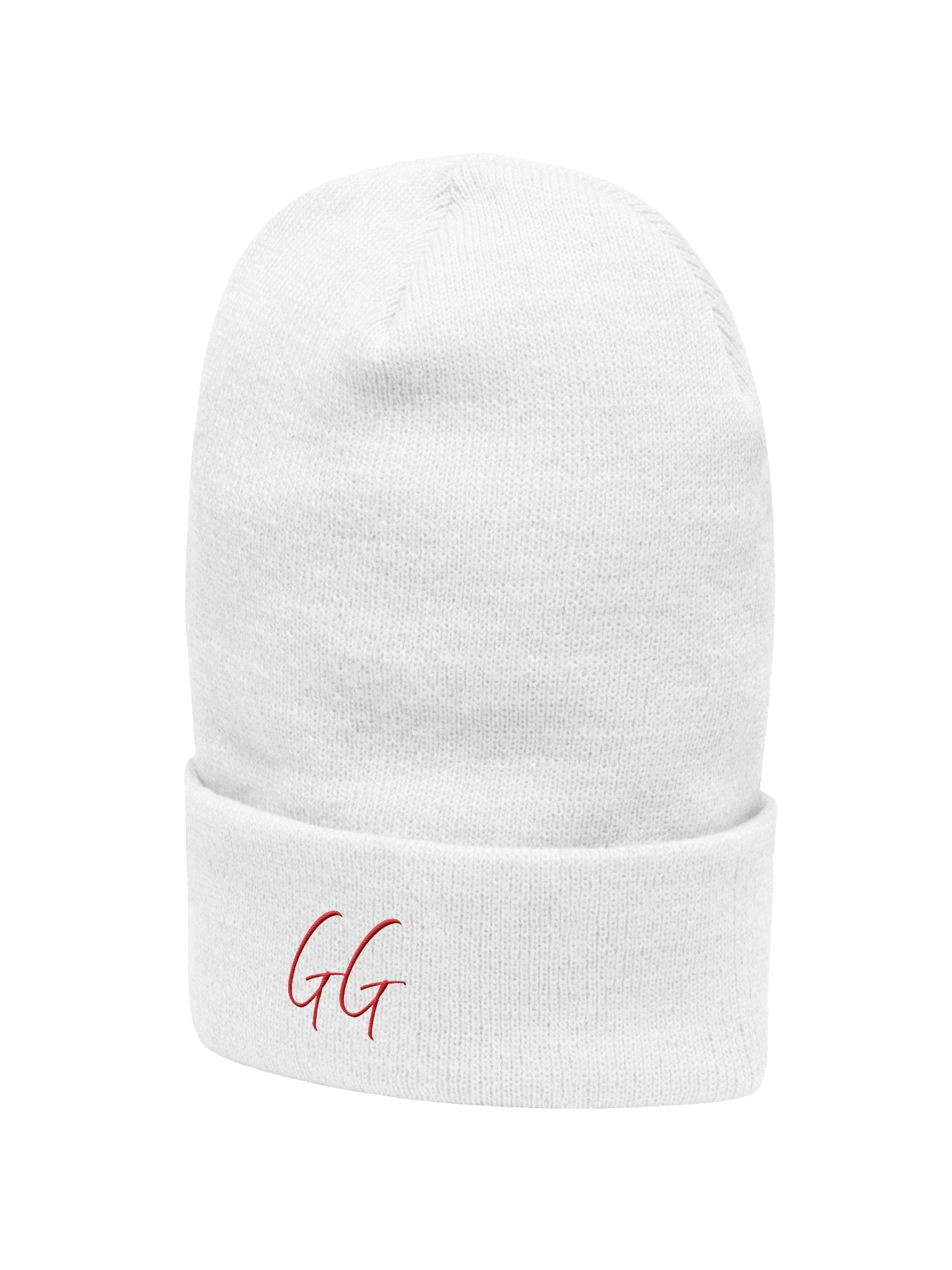 Embroidered "GG" Beanie - Red product image (15)
