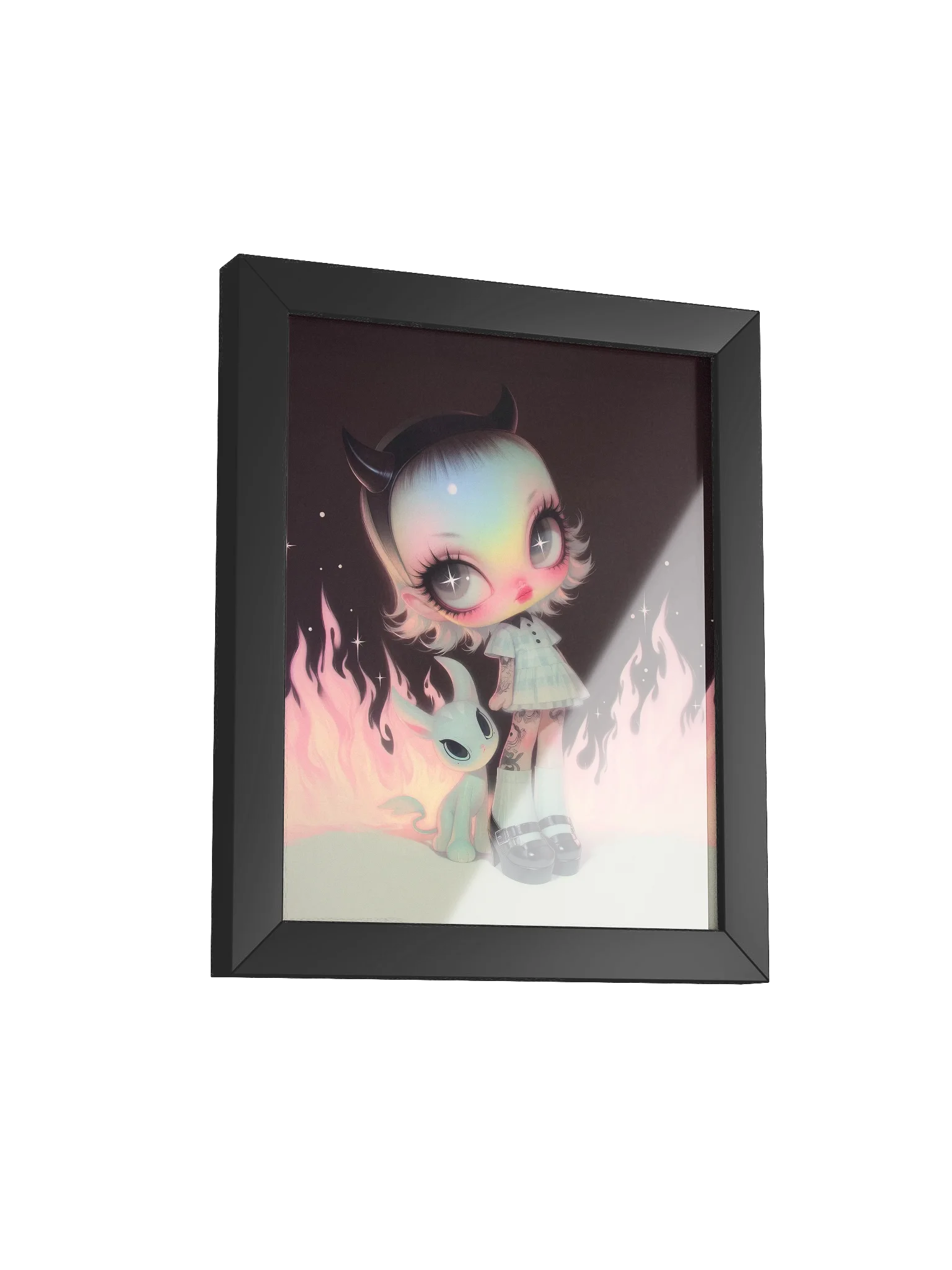 Still, I Burn Framed Print product image (2)