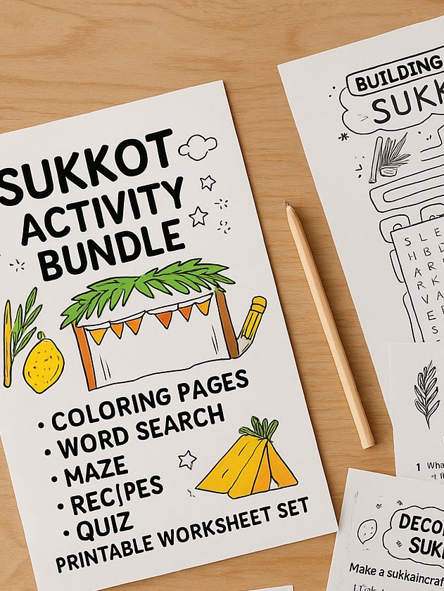 Sukkot Activity Bundle (Printable) product image (1)