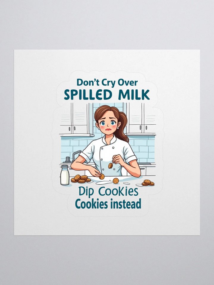 Spilled Milk Kiss Cut Stickers product image (1)