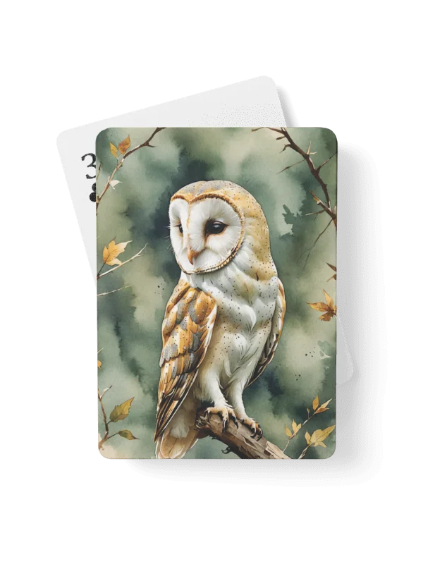 Barn Owl Poker Playing Cards product image (1)