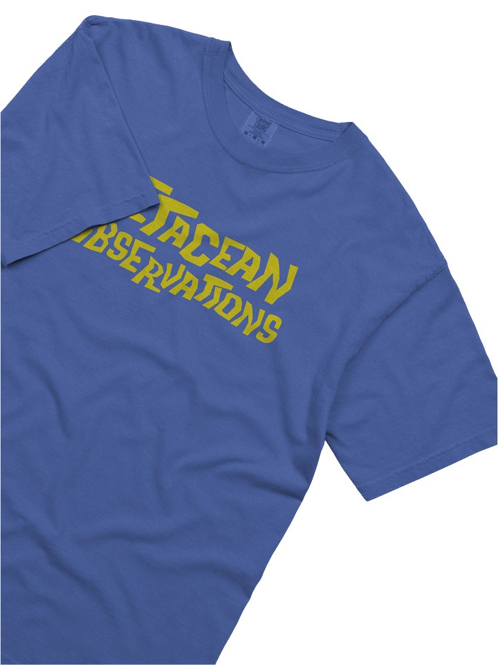 TrekCulture: Cetacean Observations - Blue T-shirt product image (2)