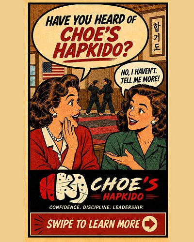 Have you heard of Choe’s HapKiDo? 👊

You already know martial arts can build confidence, focus, leadership, discipline, and r...