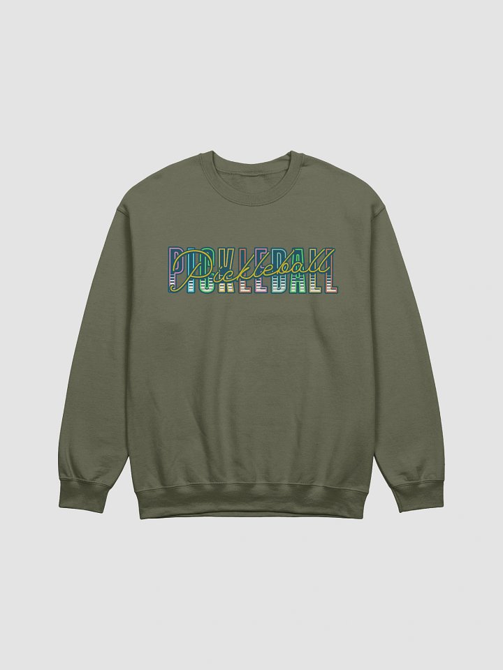 Pickleball Pickleball Vibrant Script Sweatshirt product image (7)
