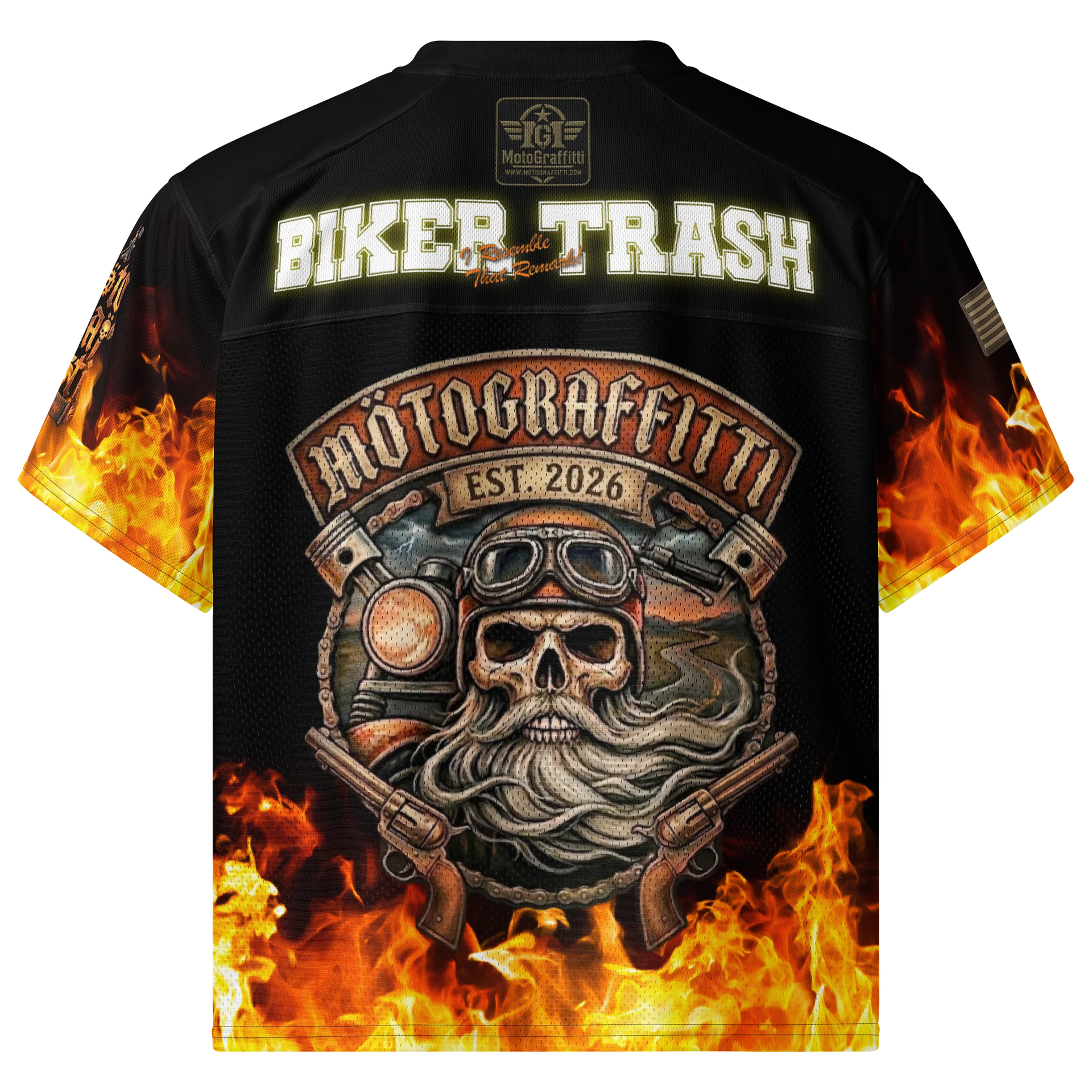 MötoGraffitti MotoMan Football Jersey product image (2)