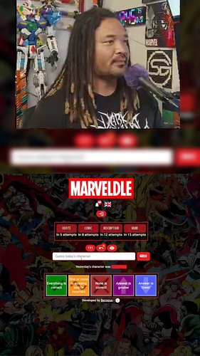 Comic Book Marveldle for Oct 19!

I ALWAYS forget that alternate earths are still 