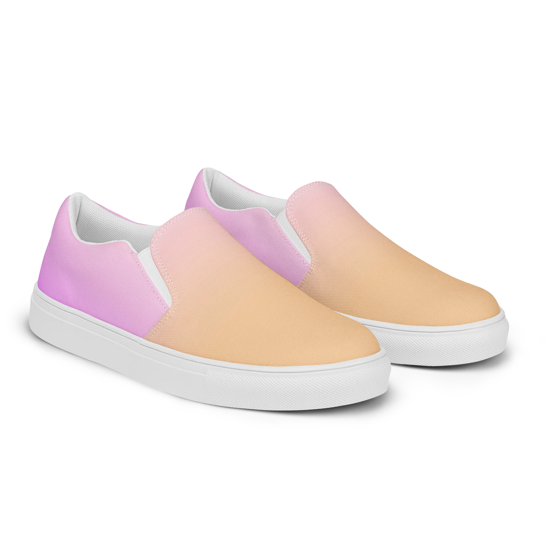 Soft Sunset Men’s Slip-On Canvas Shoes product image (2)