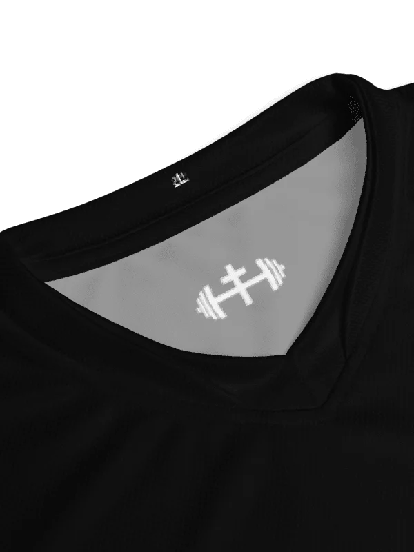 His House Mens Performance V-Neck T-Shirt - Black product image (5)
