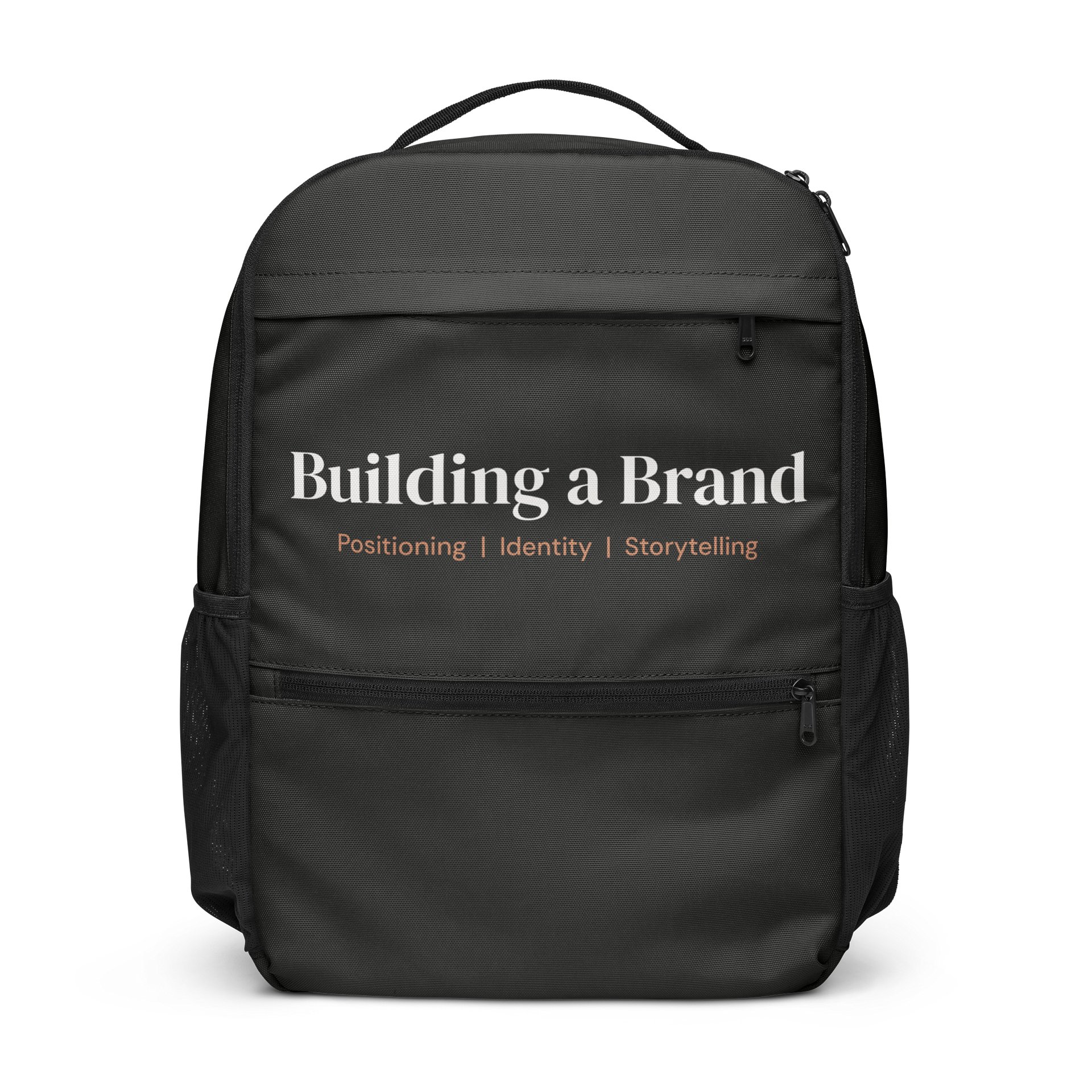 Black utility backpack product image (1)