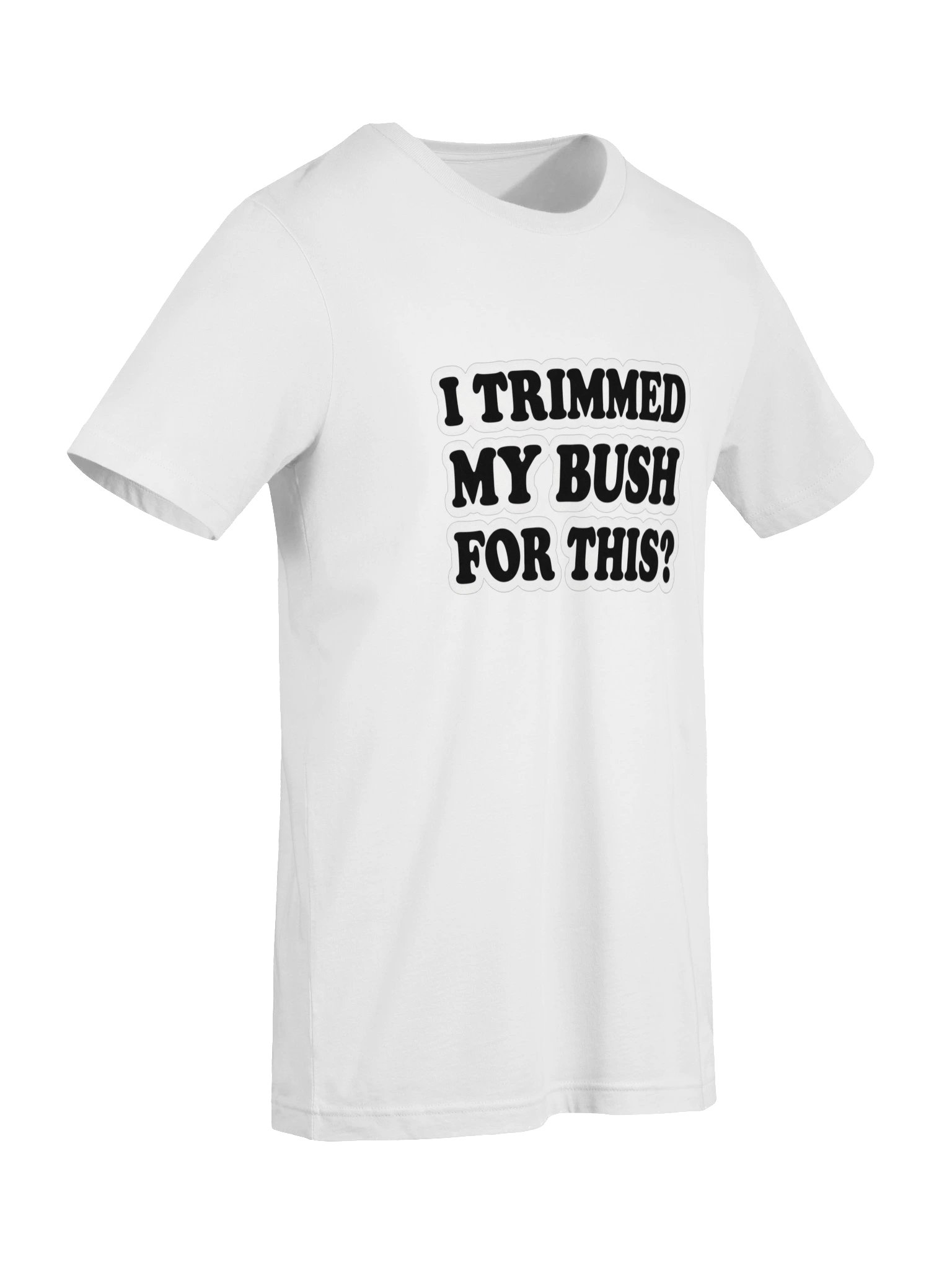 I Trimmed My Bush for This? Bold Type Supersoft Tee product image (43)