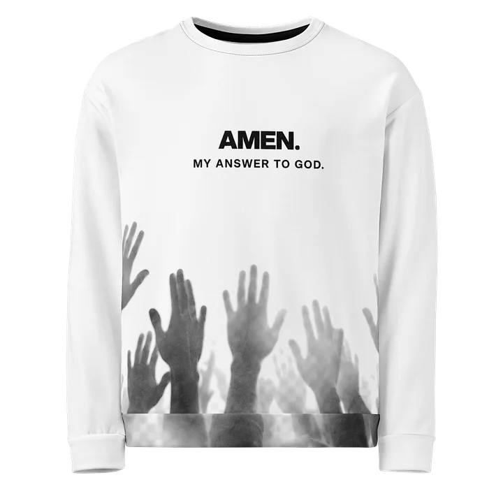 AMEN. My Answer To God | Premium Christian Sweatshirt product image (1)