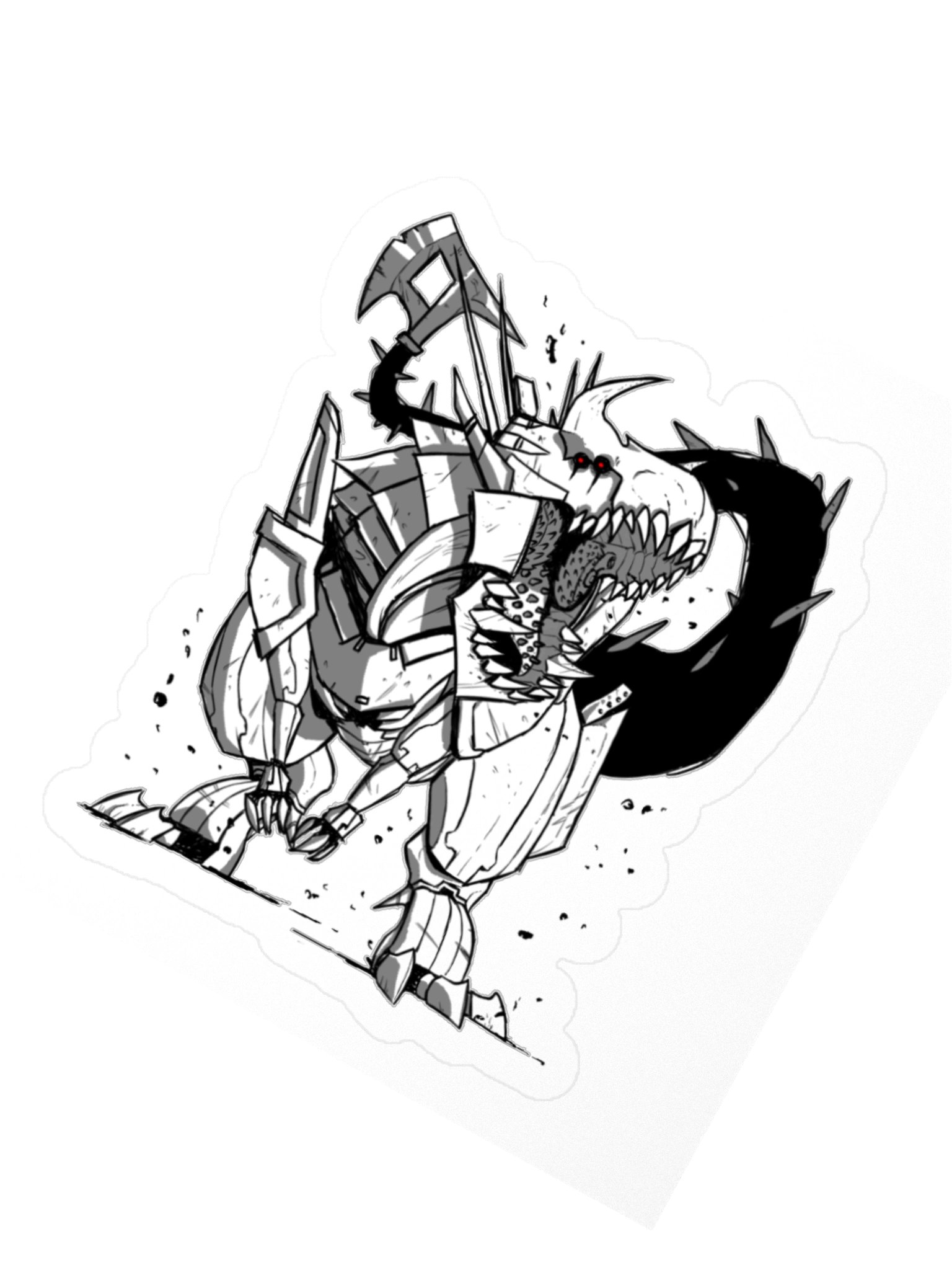 Cyborg-rex Sticker product image (2)