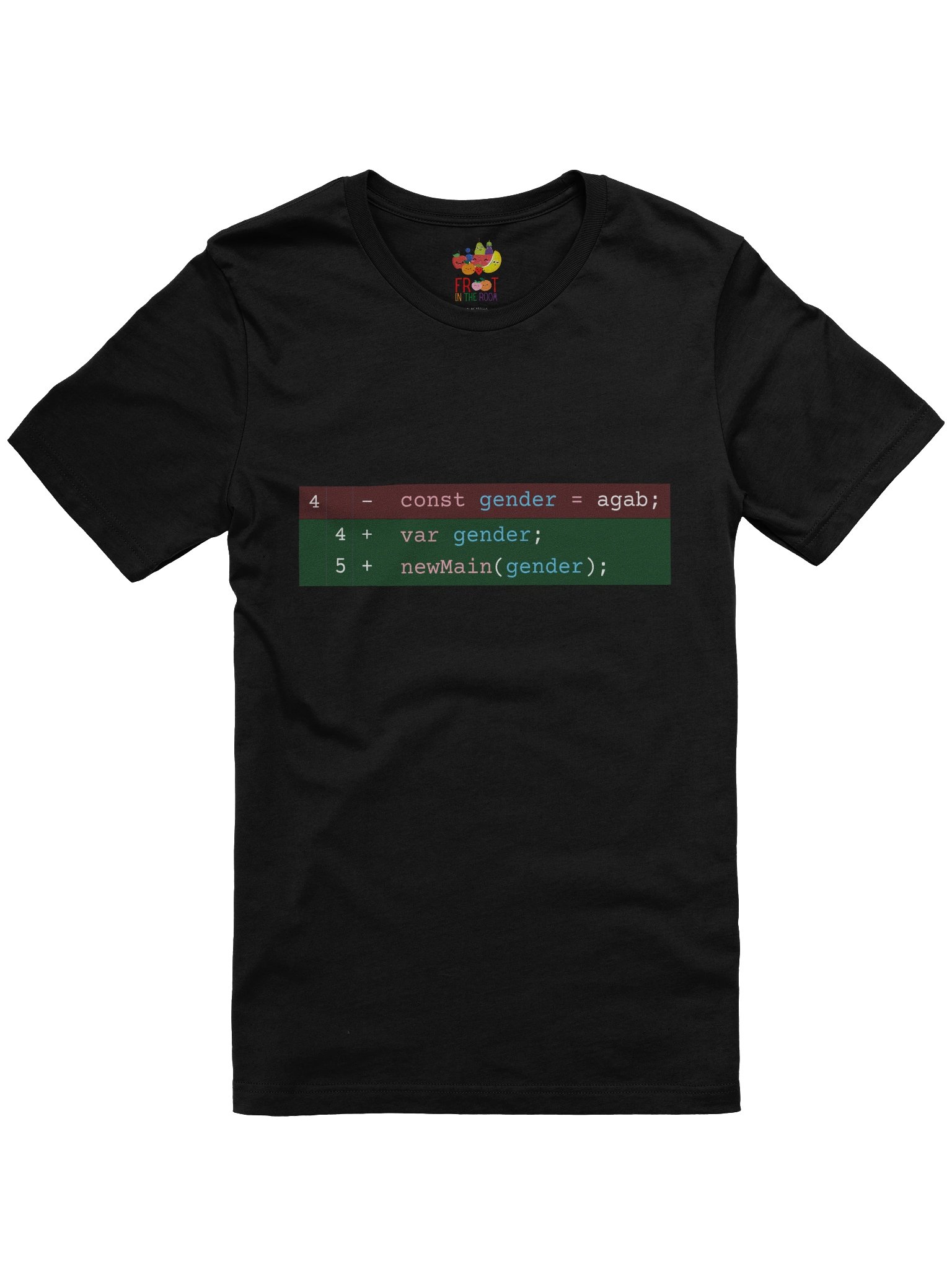 Gender.js Transgender Pride Tee (Unisex) product image (2)
