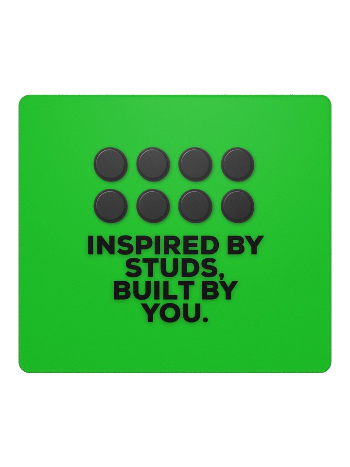 Inspired by Studs (Green) Mouse Pad product image (1)