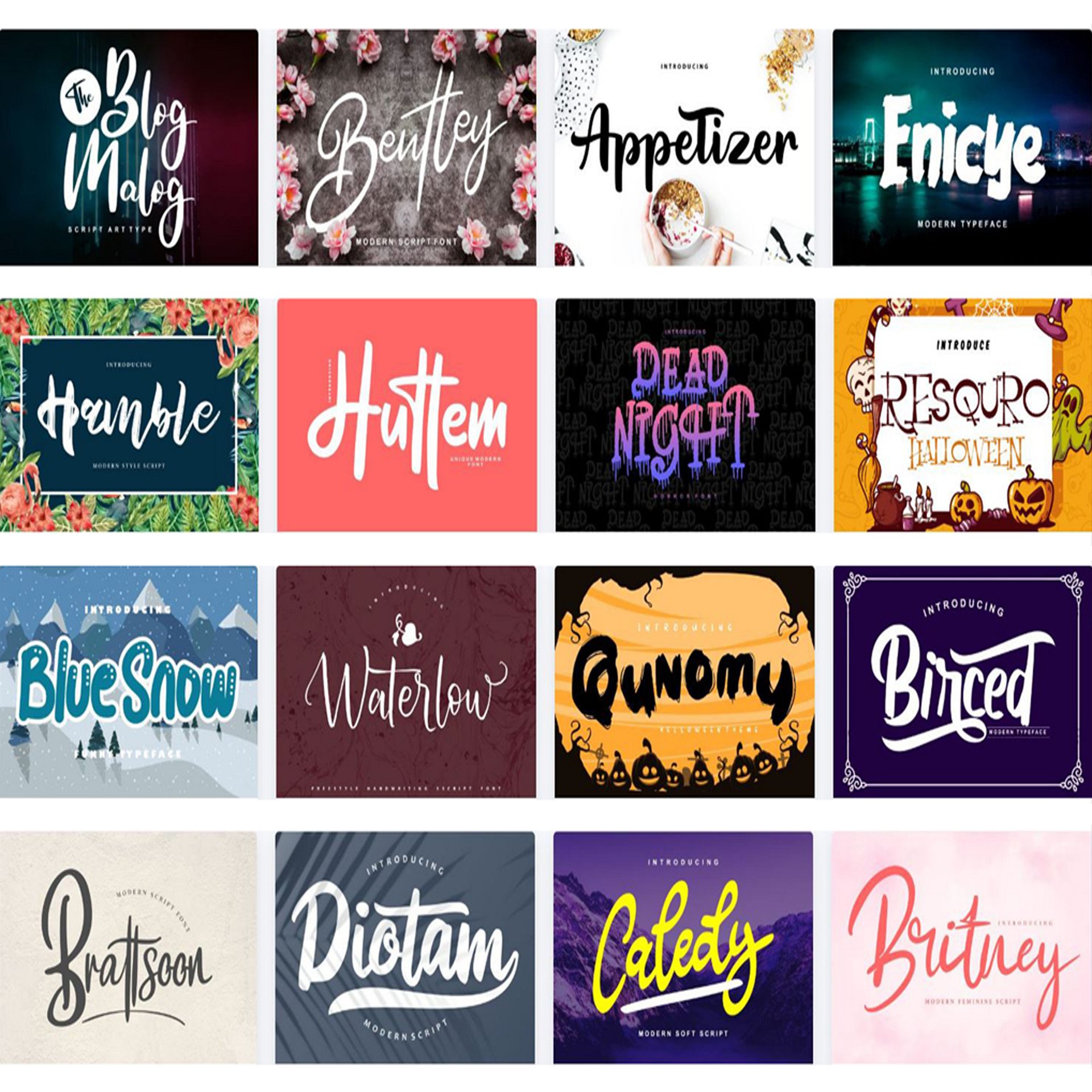 300 Font Bundle for Cricut – Calligraphy, Script & Handwritten Fonts | Wedding, Logo & Branding Fonts | OTF TTF Digital Download | Commercial Use product image (4)