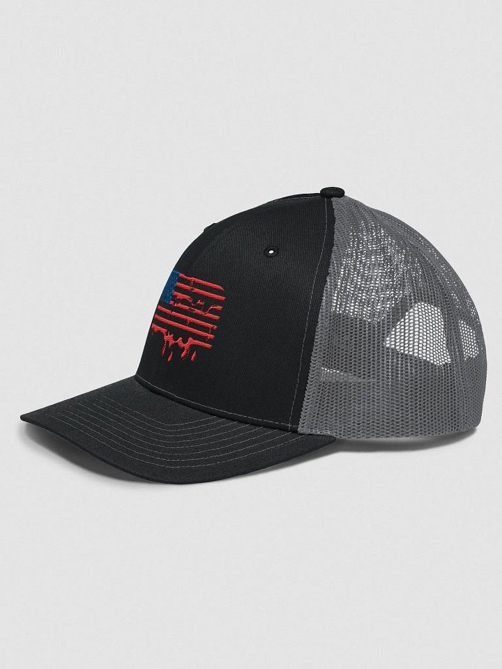 SNAPBACK TRUCKER WITH AMERICAN FLAG product image (2)
