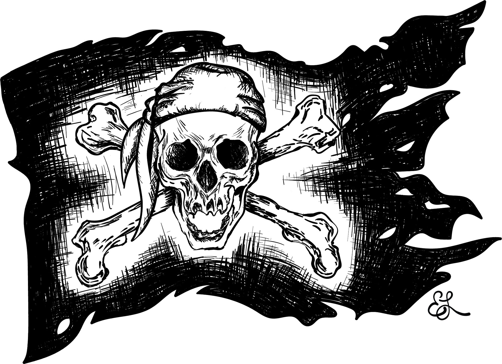 Pirate Eco Hoodie product image (7)