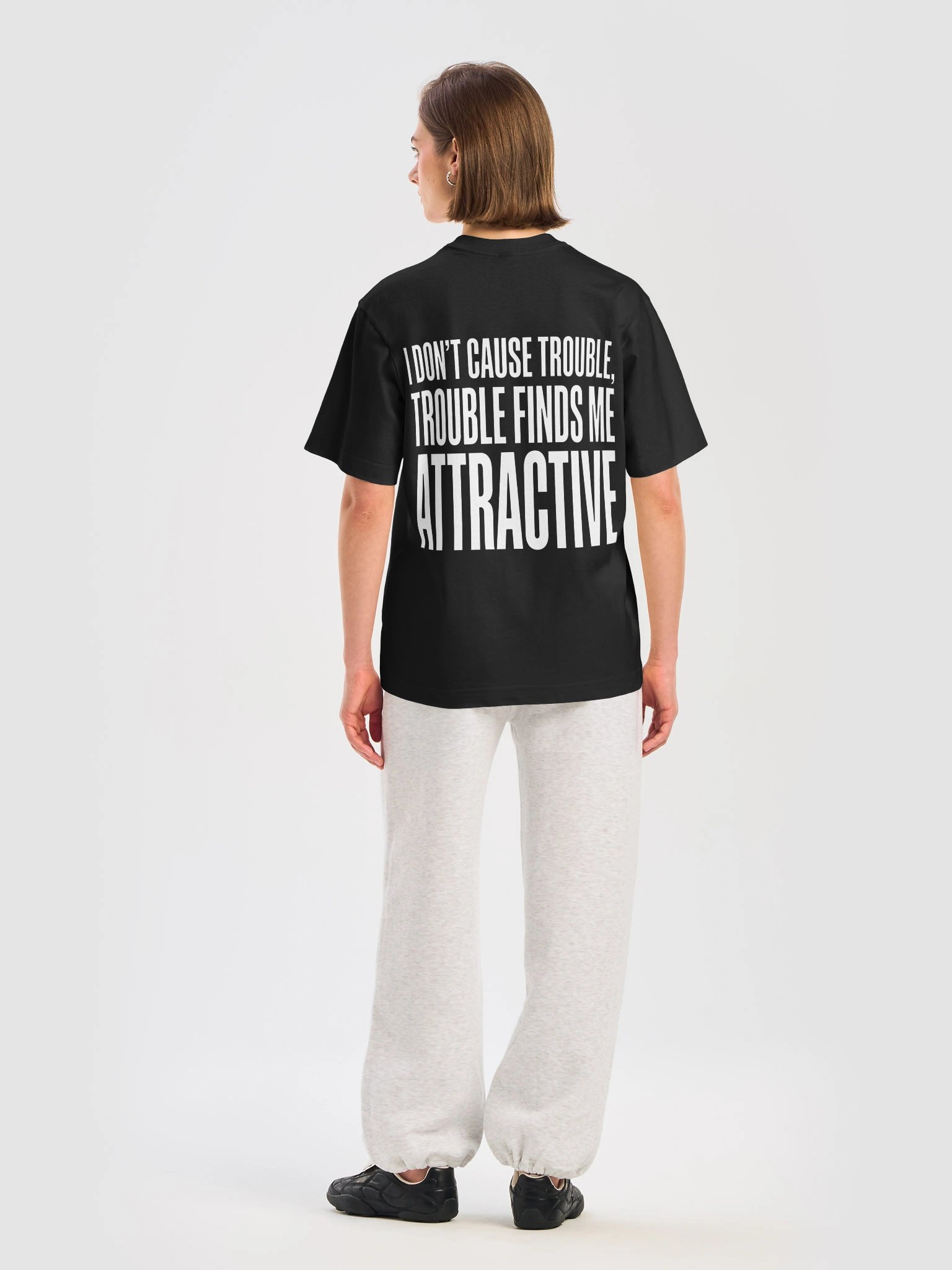 Trouble Finds Me Attractive Bold Text product image (2)