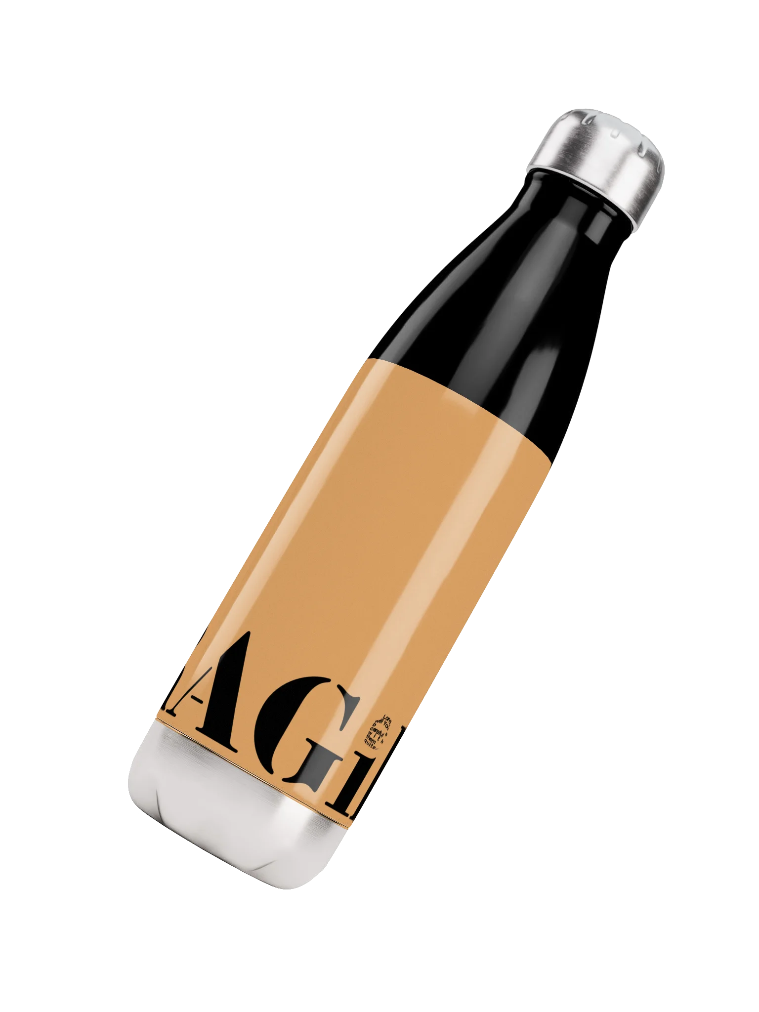 FRAGiLE Orange Stainless Steel Water Bottle product image (4)