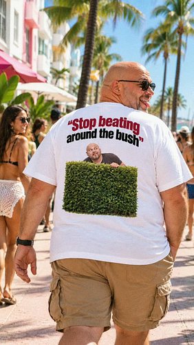 He said he was done beating around the bush.

Nobody asked him to demonstrate. 😭💀

Bro really wore this down South Beach like...