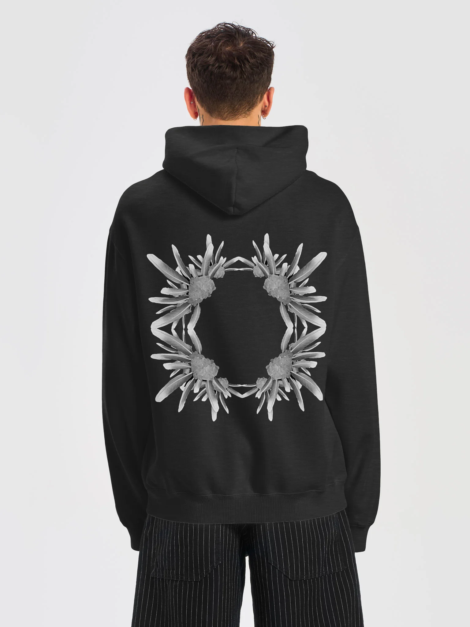 004 SYMMETRY UNISEX HOODIE GRY 26 product image (6)