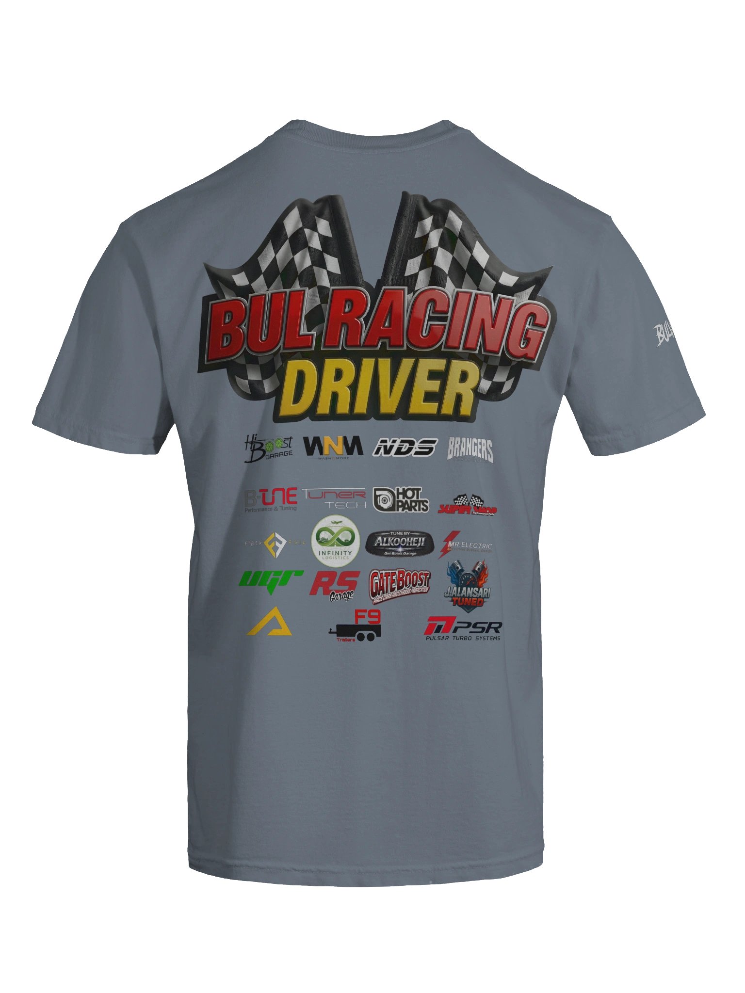 BULRACING driver -Dyed Heavyweight T-Shirt Team - ua06ELc1ERg
