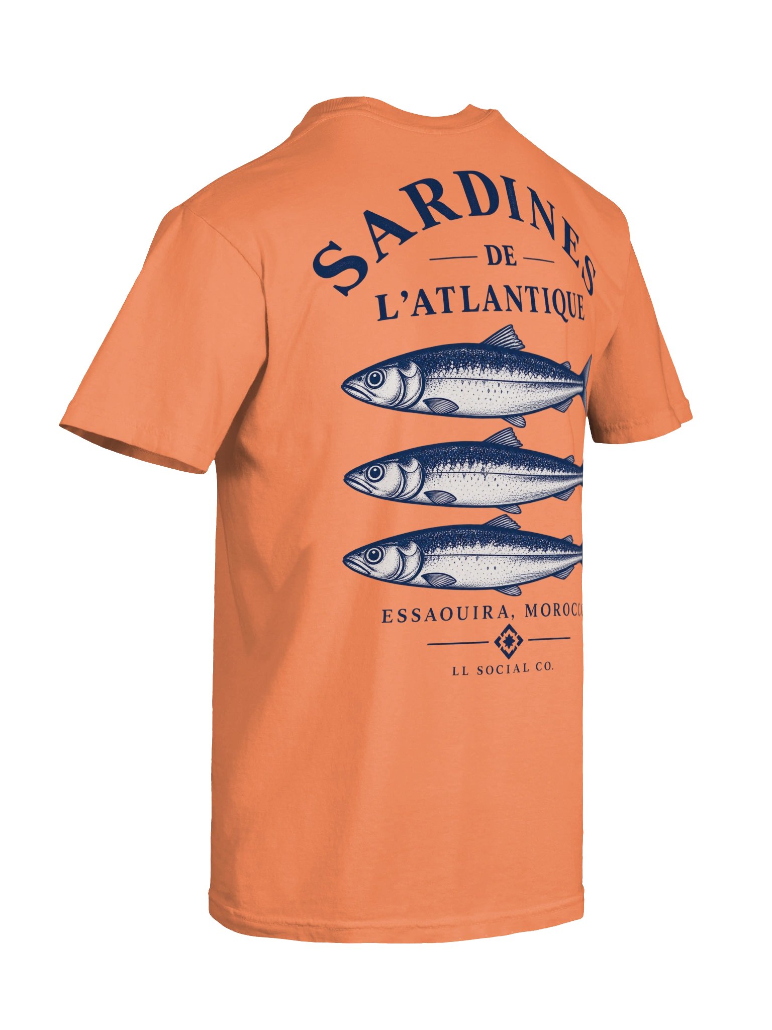LL Social Co. Sardines de l’ Atlantique Tee — Essaouira product image (8)