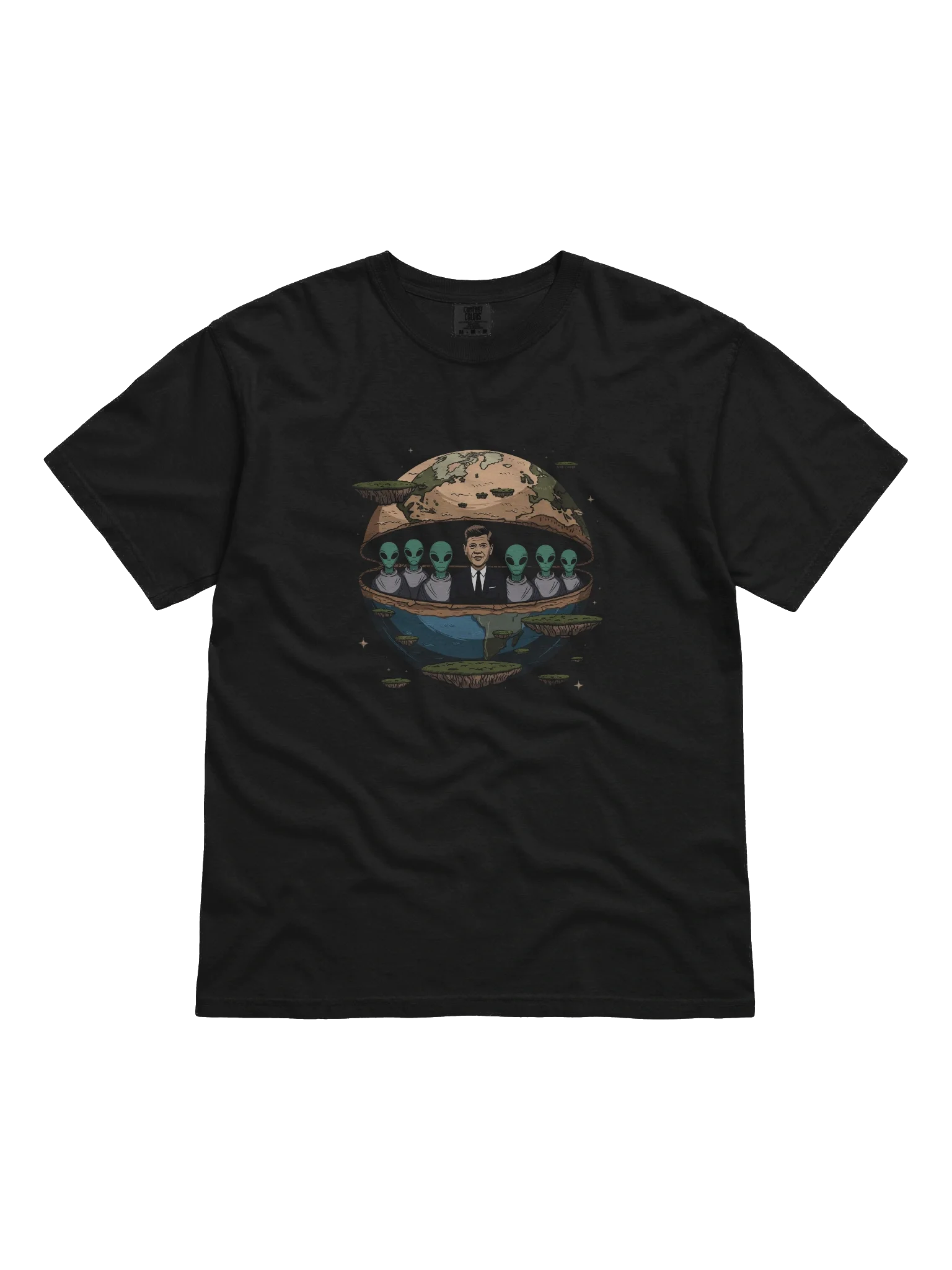 JFK Chilling with Aliens Tee — TE.TEE-03