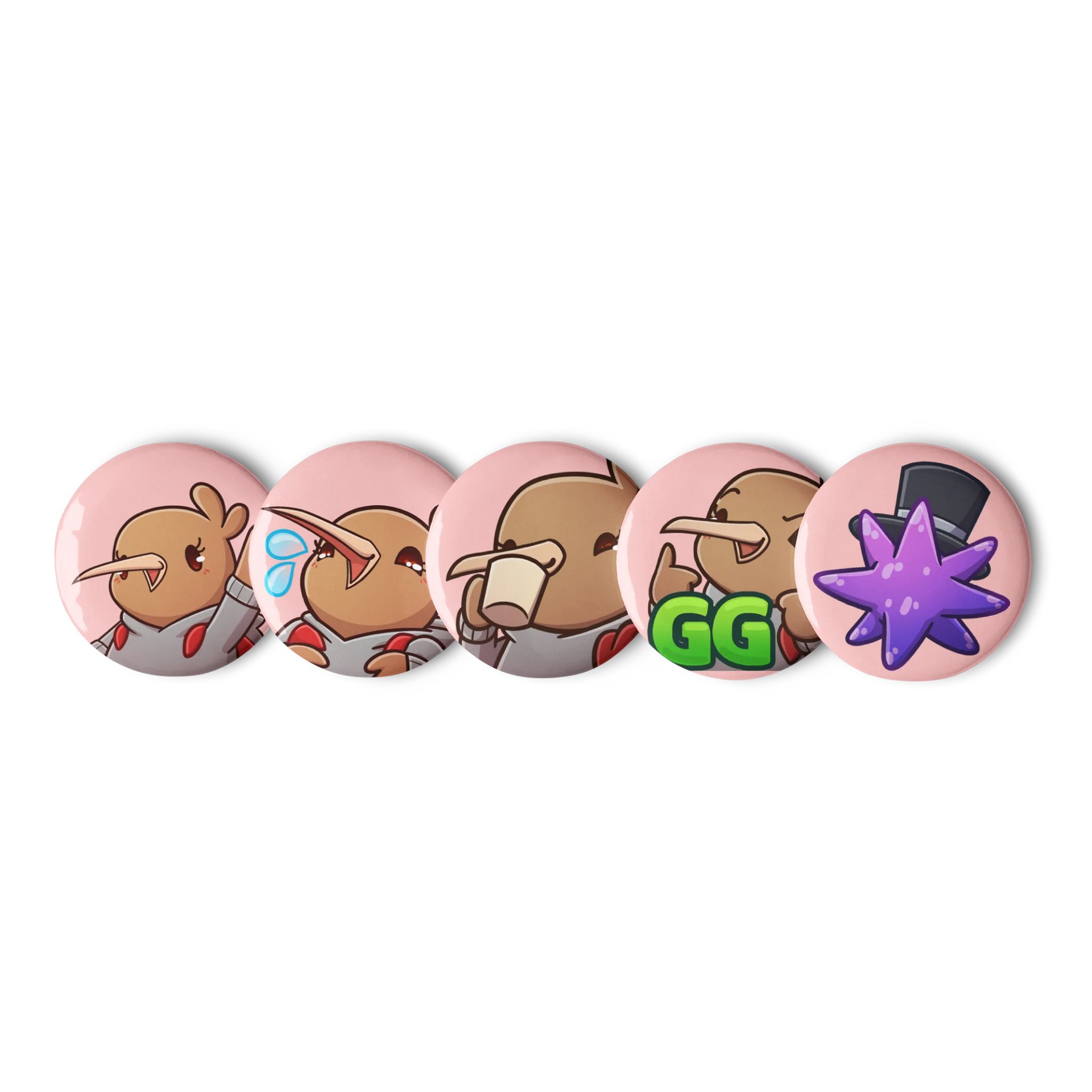 KomfyKiwi Emote Pins product image (1)