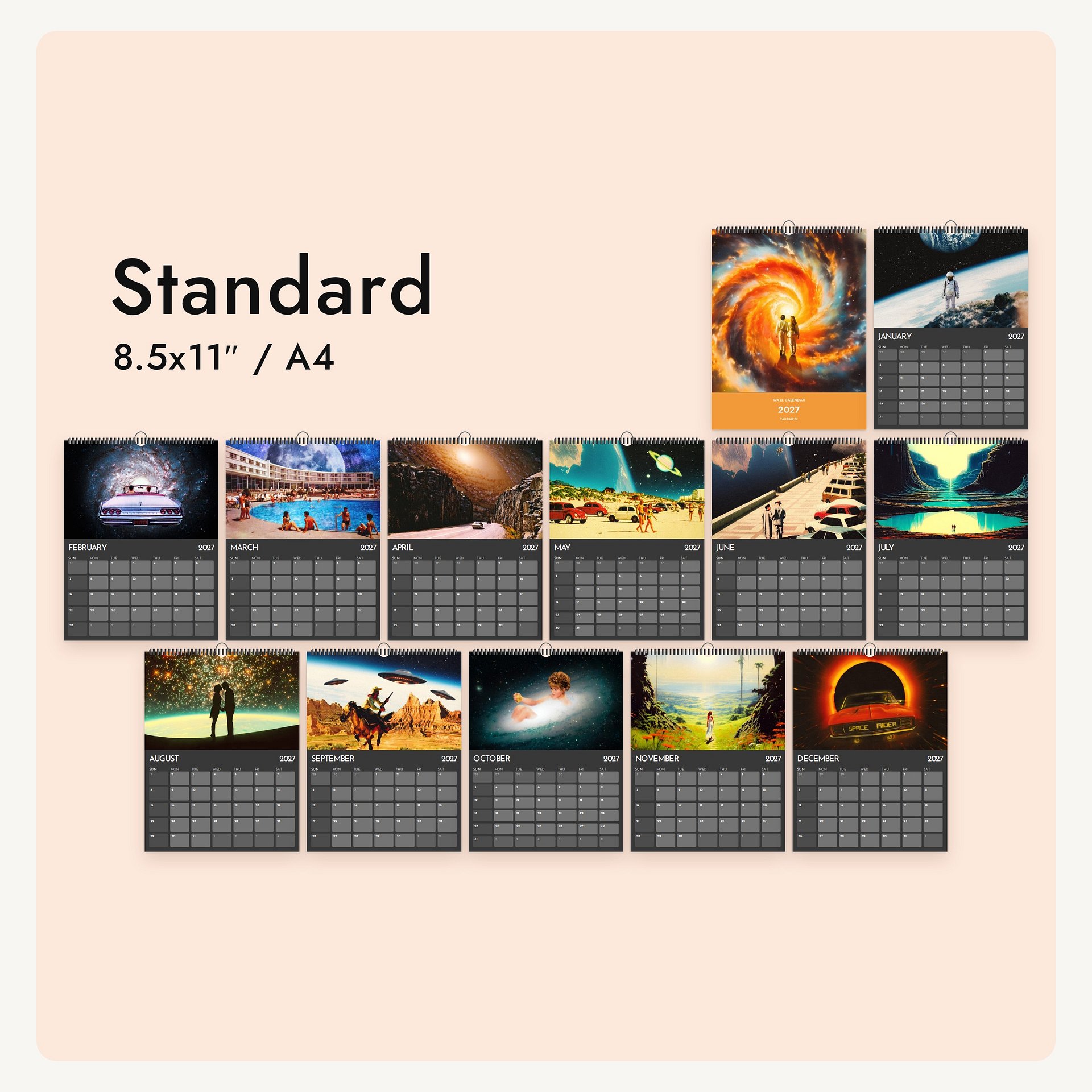 Glimpses From Another Galaxy 2027 Calendar product image (5)